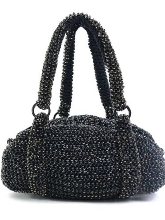 Anteprima Handbags - Auth ANTEPRIMA Handbag black PVC 56463a